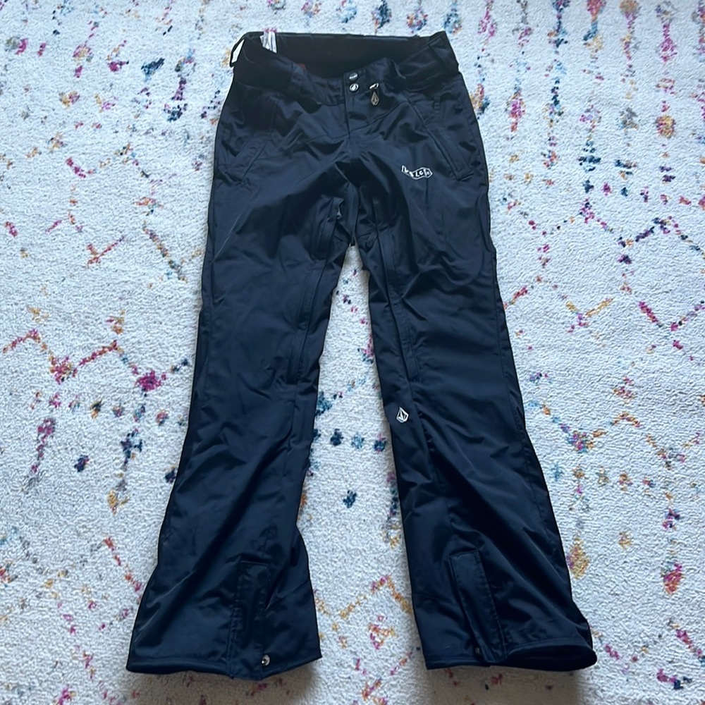 Black Volcom Snow Pants